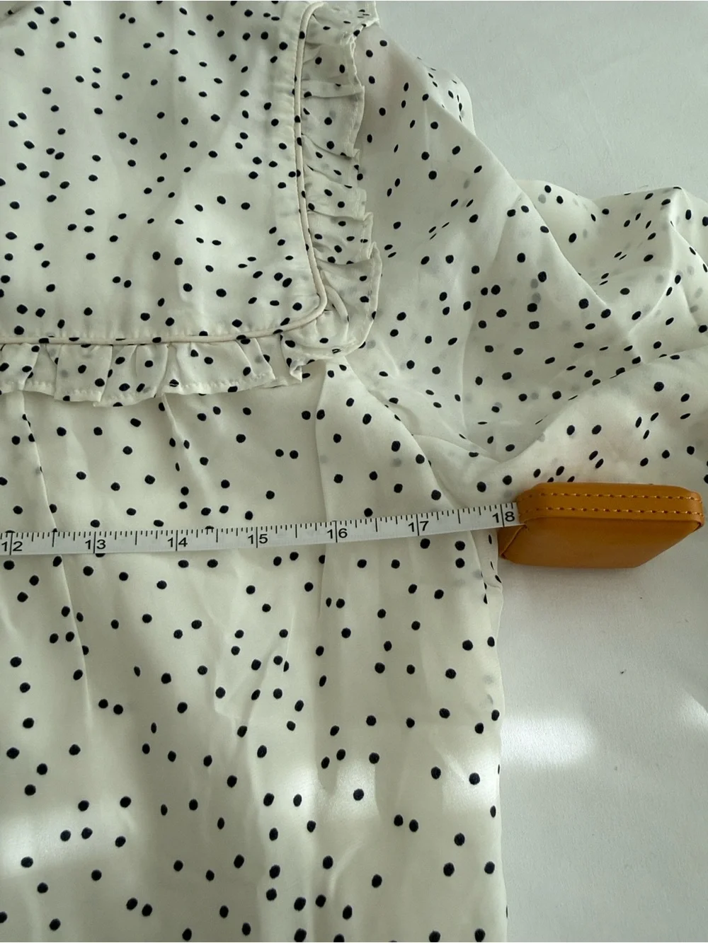 NWT Vineyard Vines Ivory Dress with Black Polka Dots